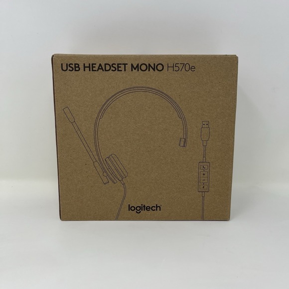 Logitech Other - Logitech H570e USB Mono Headset Noise Cancelling Mic H570e Business Headset